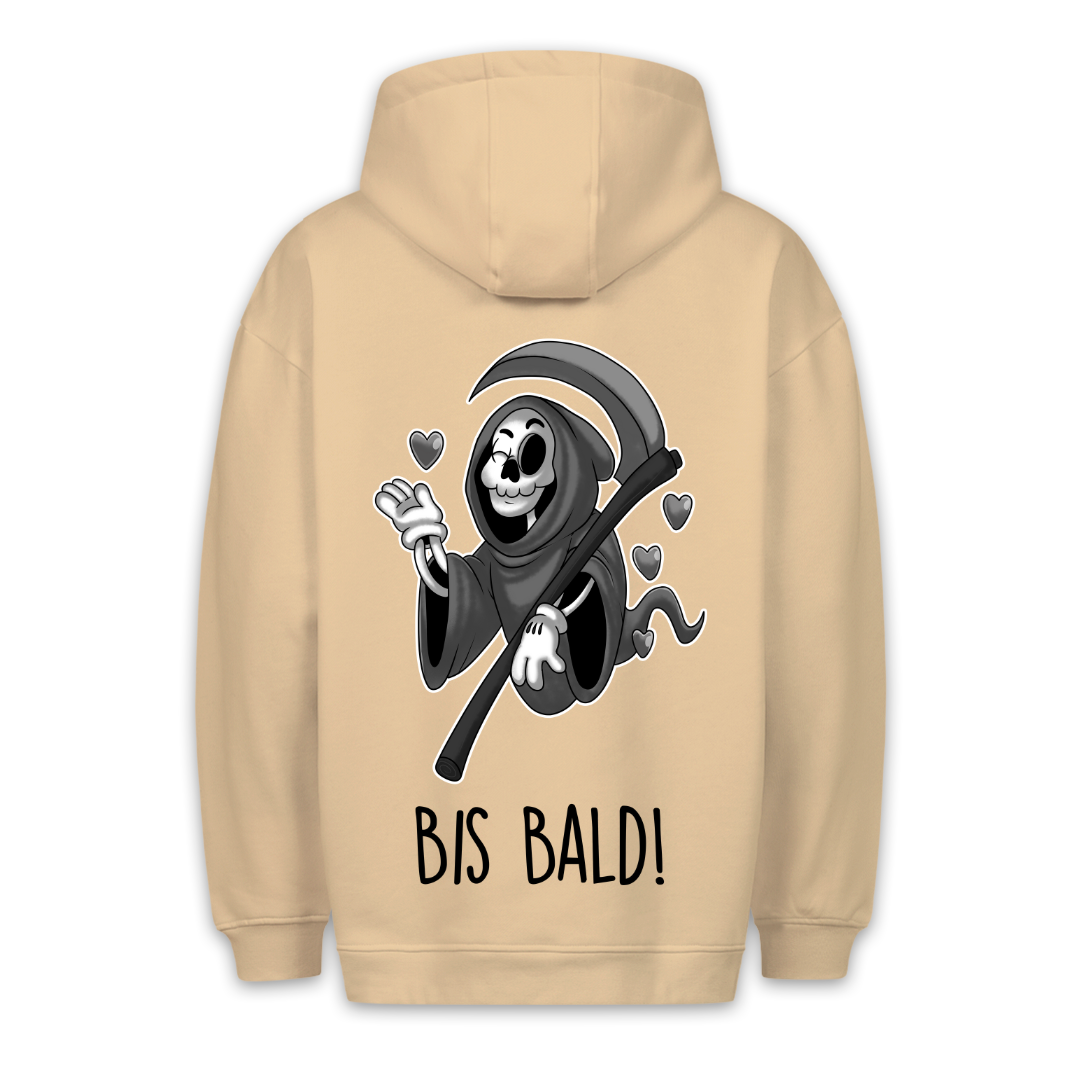 Bis Bald! Sensenmann - Hoodie Unisex Rückendruck