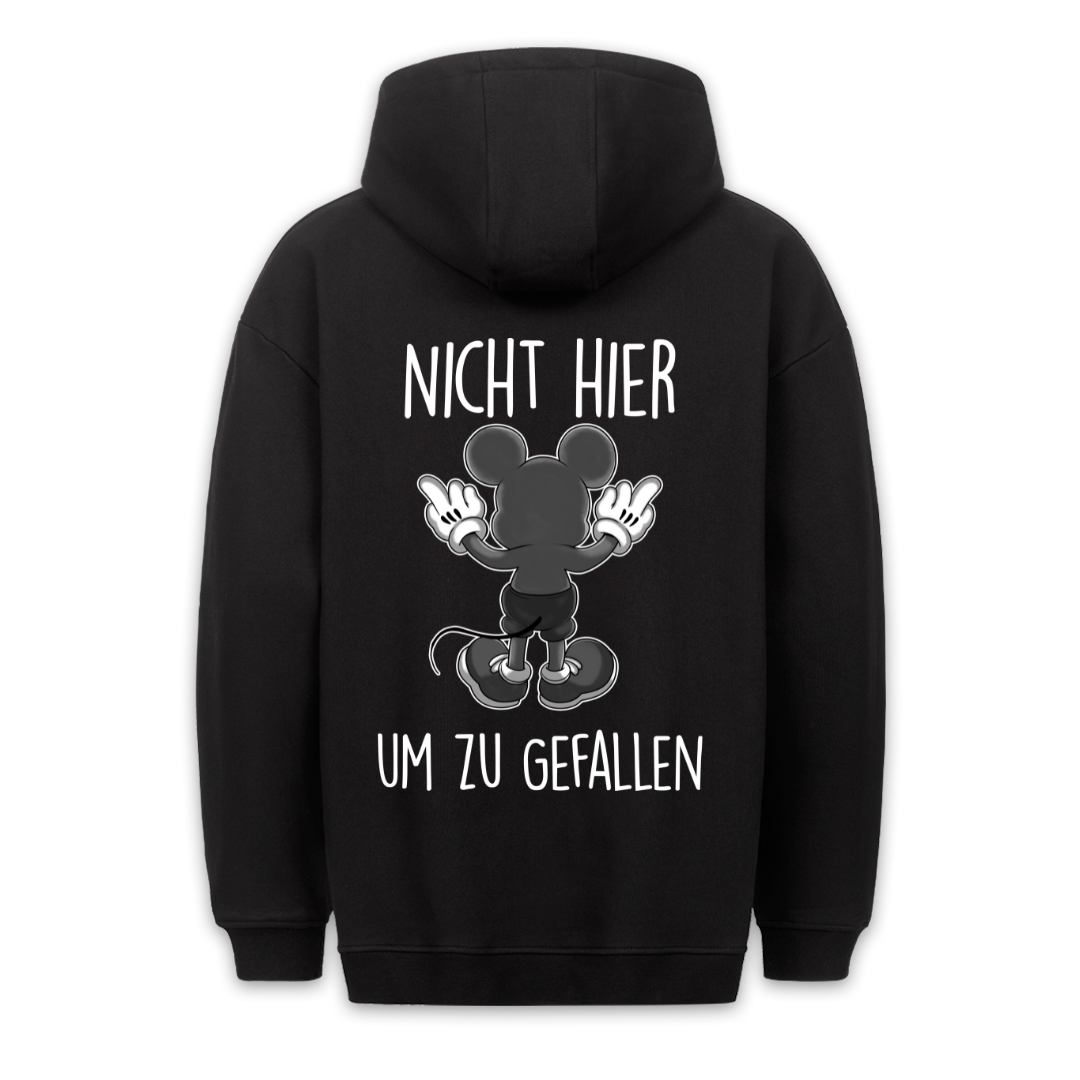 Gefallen Maus - Hoodie Unisex Rückendruck