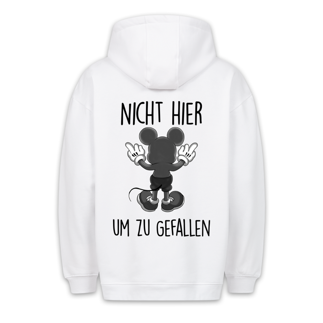 Gefallen Maus - Hoodie Unisex Rückendruck
