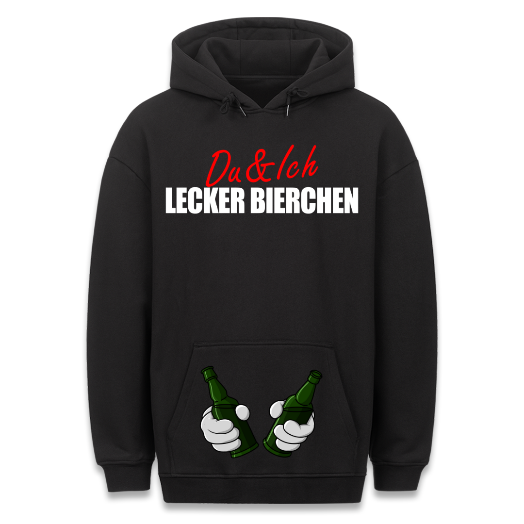 Lecker Bierchen? - Hoodie Unisex Bauchtaschendruck