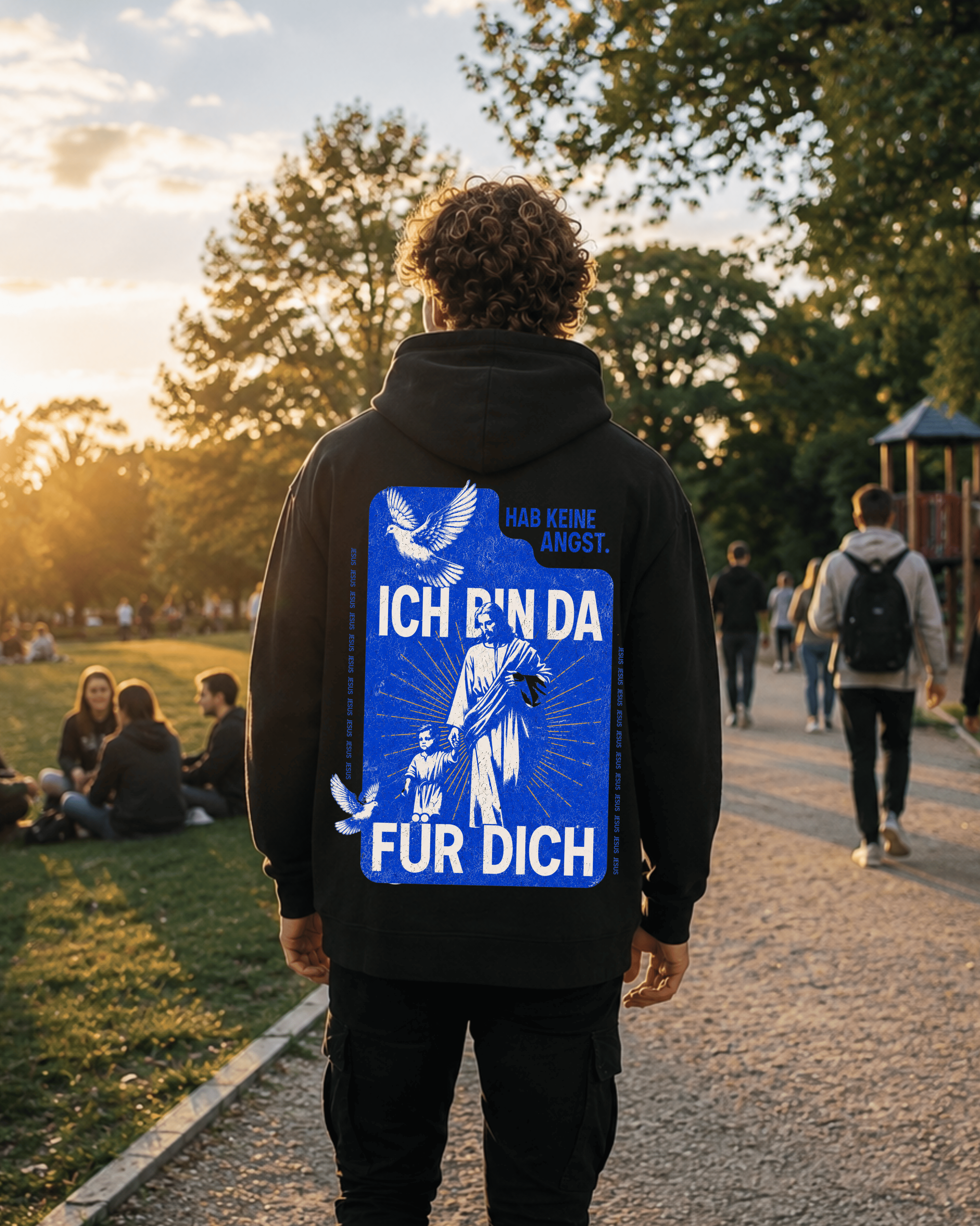Da für dich - Oversized Hoodie