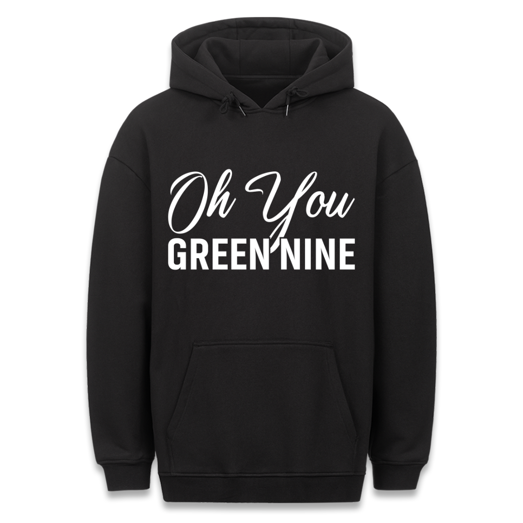 Green nine - Hoodie Unisex Rückendruck