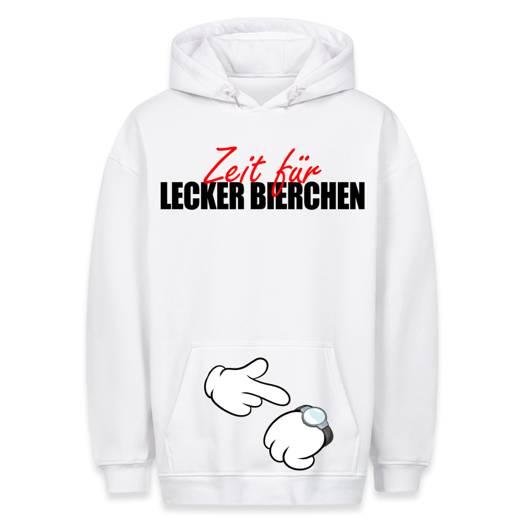 Zeit Für Bierchen - Hoodie Unisex Bauchtaschendruck