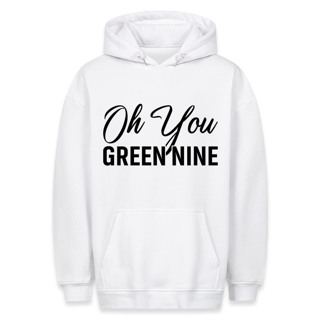 Green nine - Hoodie Unisex Rückendruck
