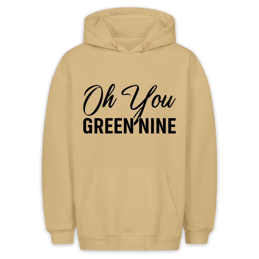 Green nine - Hoodie Unisex Rückendruck