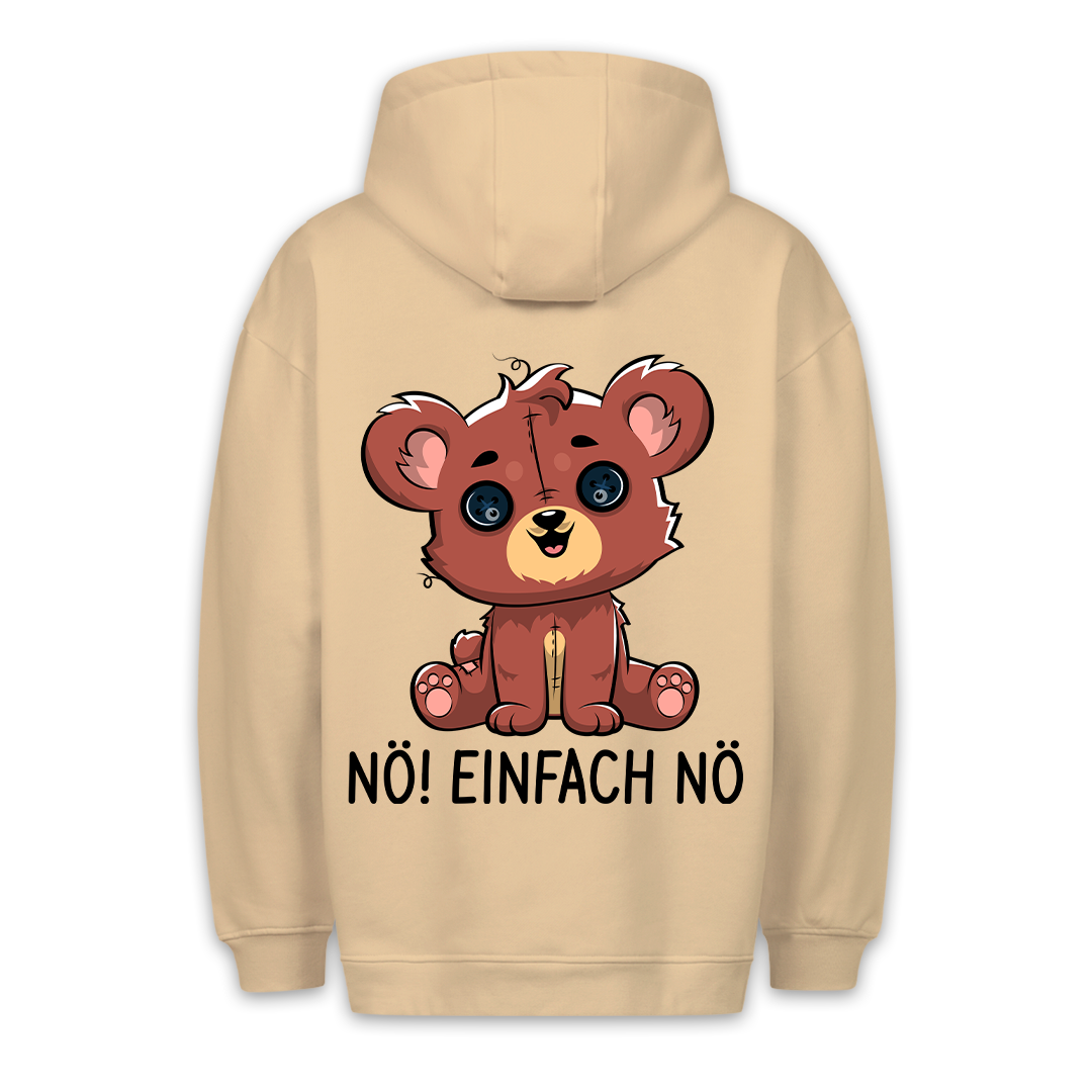 NÖ Teddy - Premium Hoodie Unisex Rückendruck