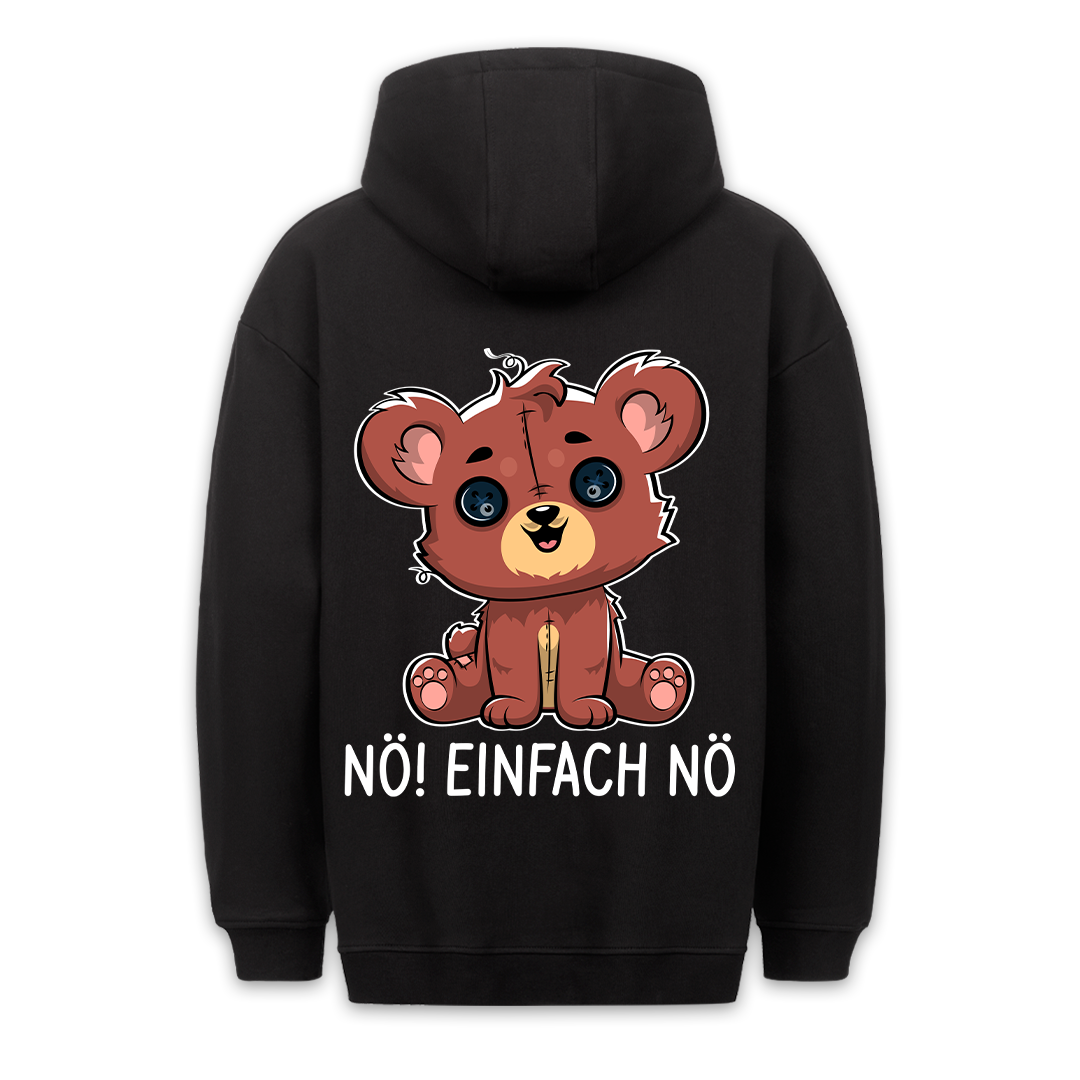 NÖ Teddy - Premium Hoodie Unisex Rückendruck