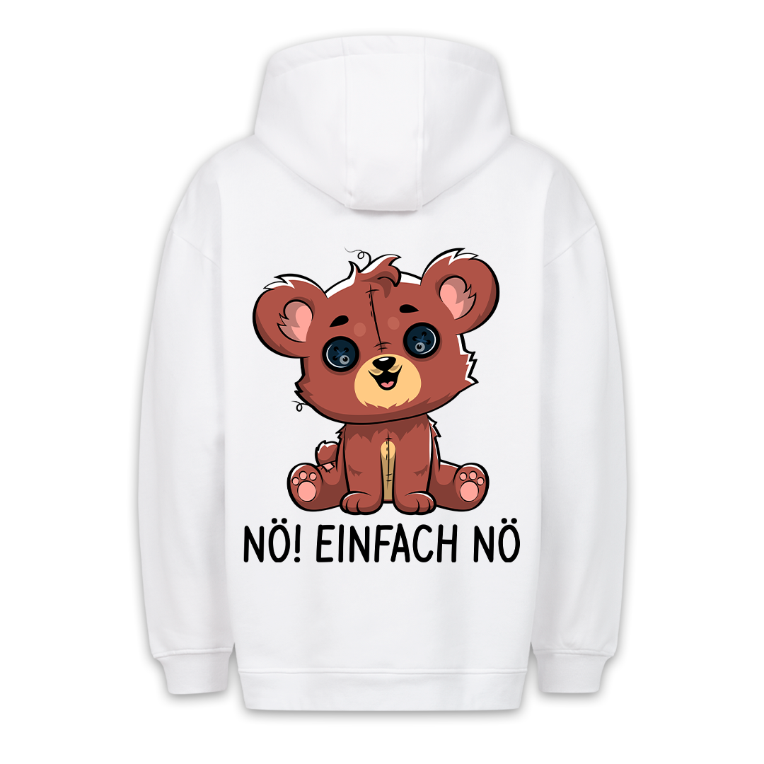 NÖ Teddy - Premium Hoodie Unisex Rückendruck