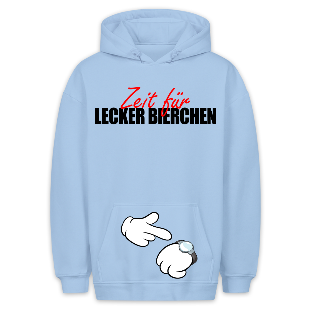 Zeit Für Bierchen - Hoodie Unisex Bauchtaschendruck
