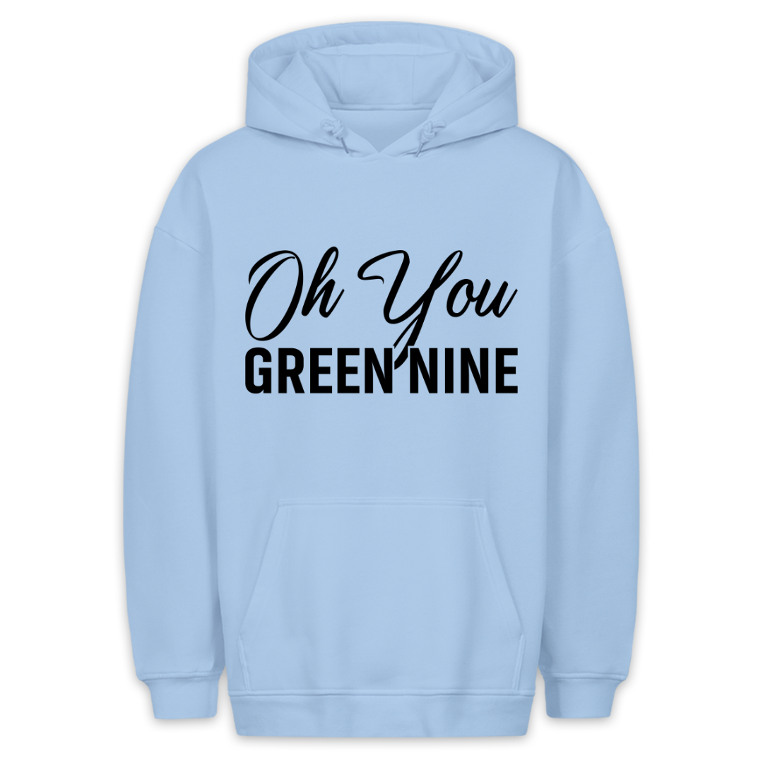 Green nine - Hoodie Unisex Rückendruck
