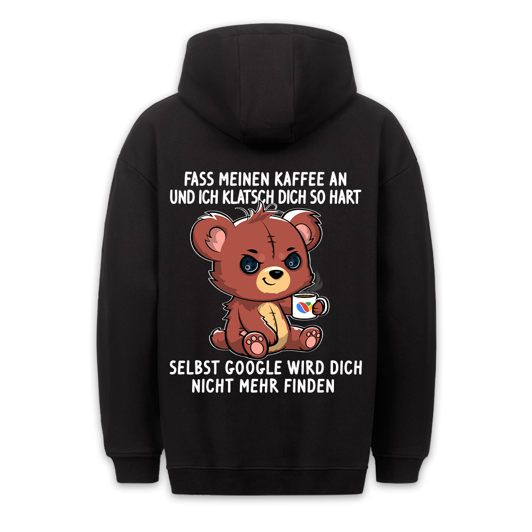 Google Teddy - Premium Hoodie Unisex Rückendruck