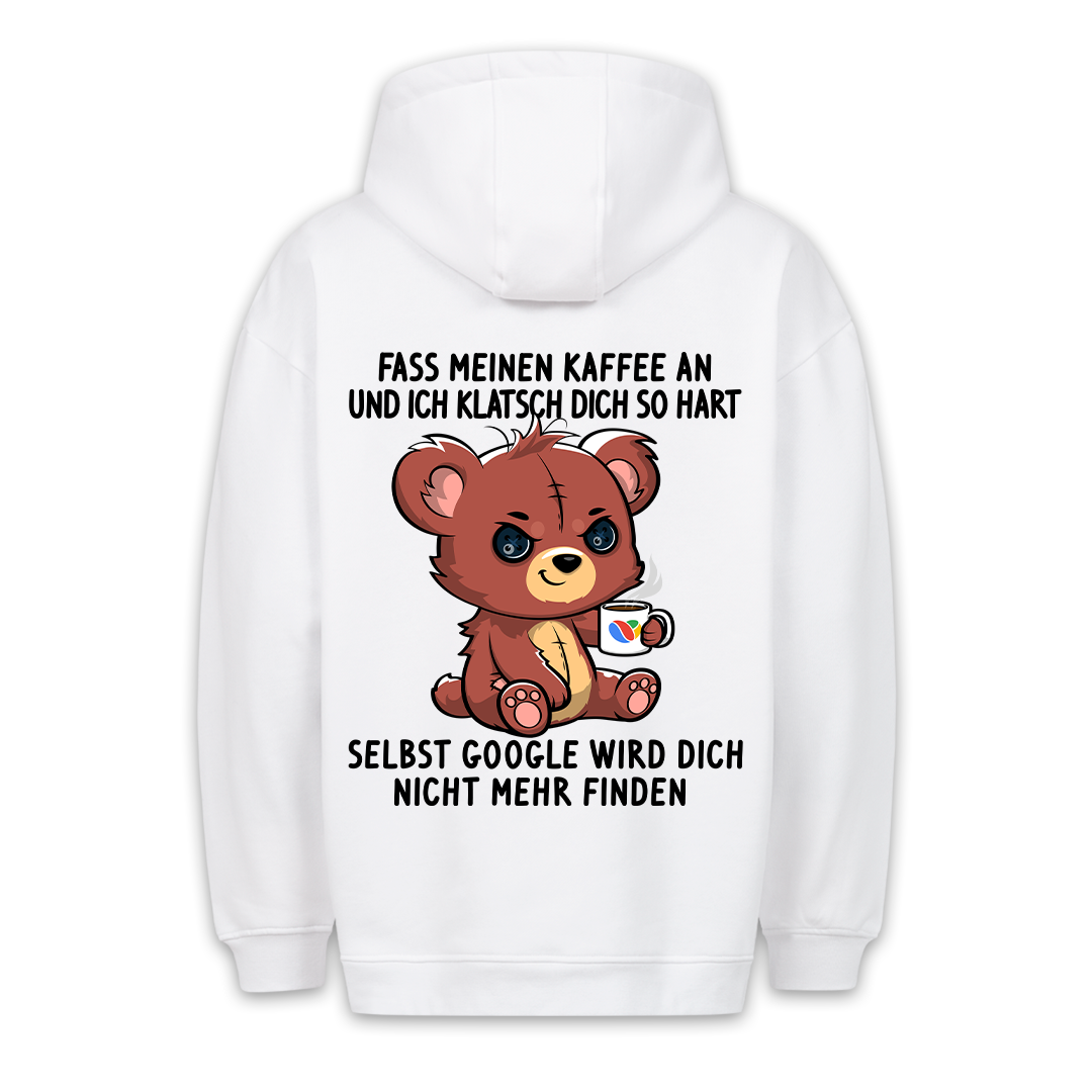 Google Teddy - Premium Hoodie Unisex Rückendruck