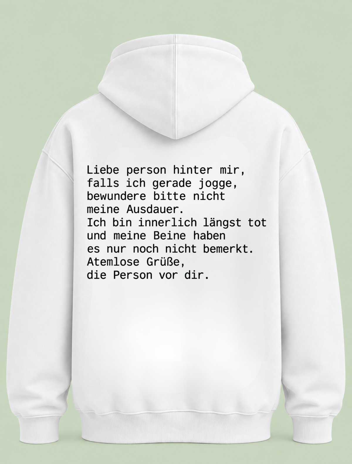 joggen - Hoodie Unisex Backprint