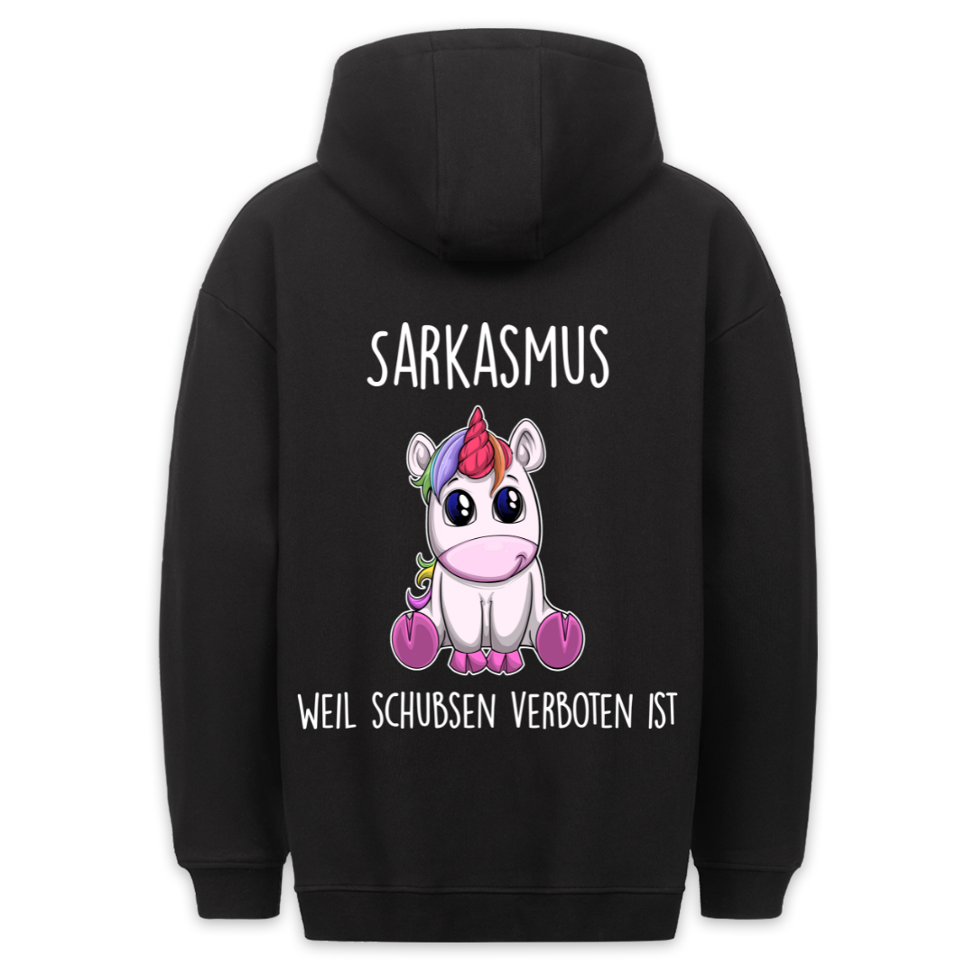 Sarkasmus - Hoodie Unisex Rückendruck