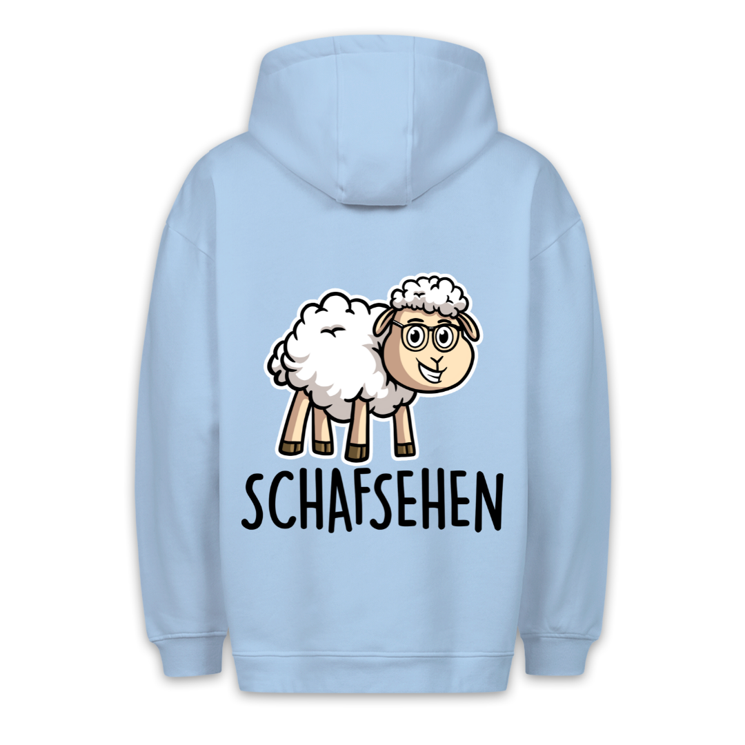 Schafsehen - Hoodie Unisex Rückendruck