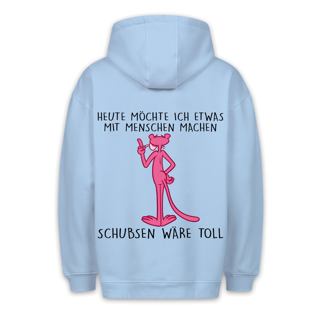 Mit Menschen machen Panther - Hoodie Unisex Rückendruck