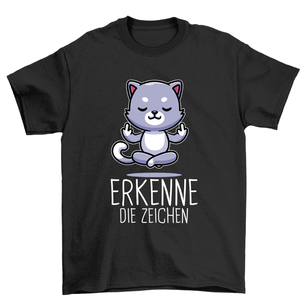 Zeichen Katze - Shirt Unisex