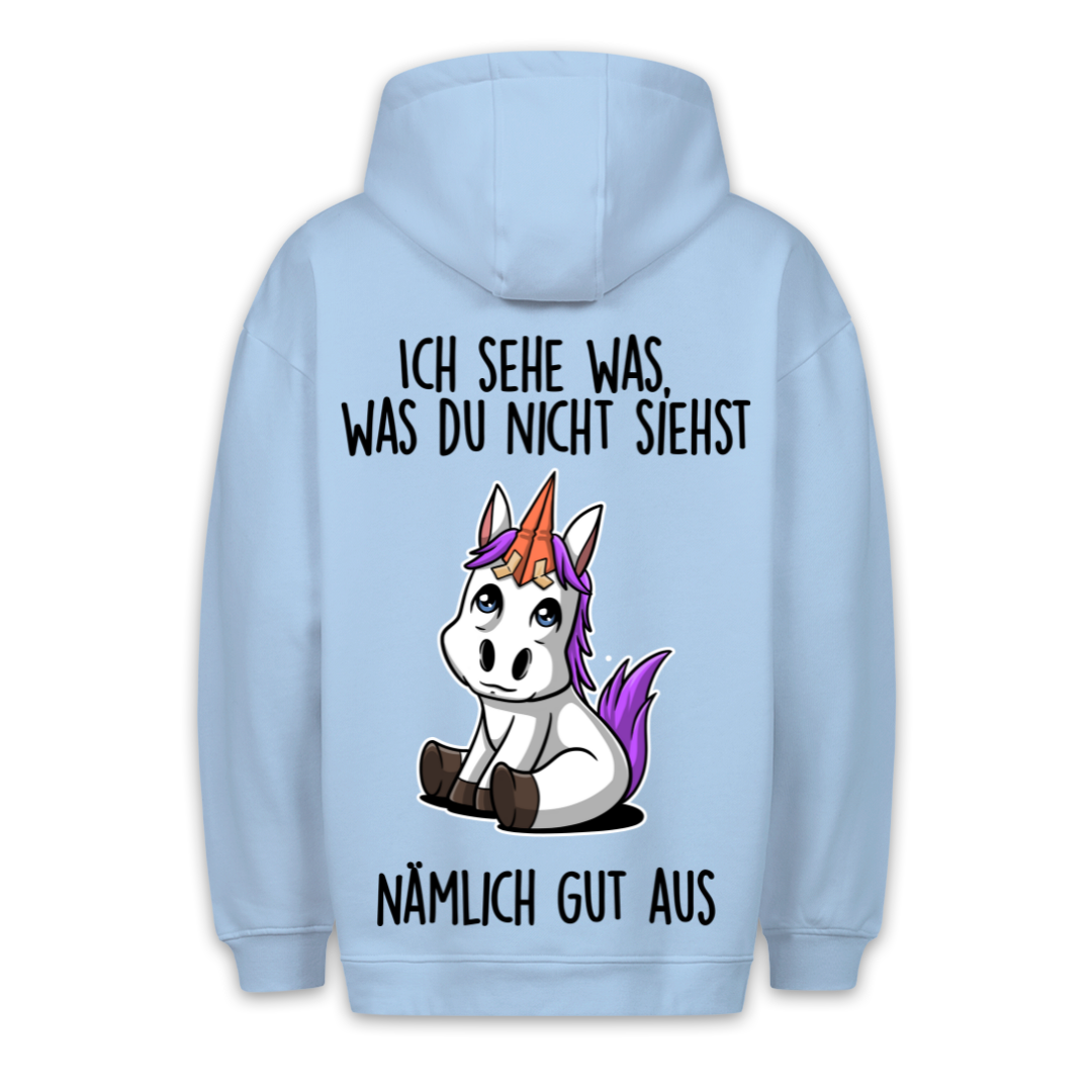 Nämlich Gut Aus Ponyhorn - Hoodie Unisex Rückendruck
