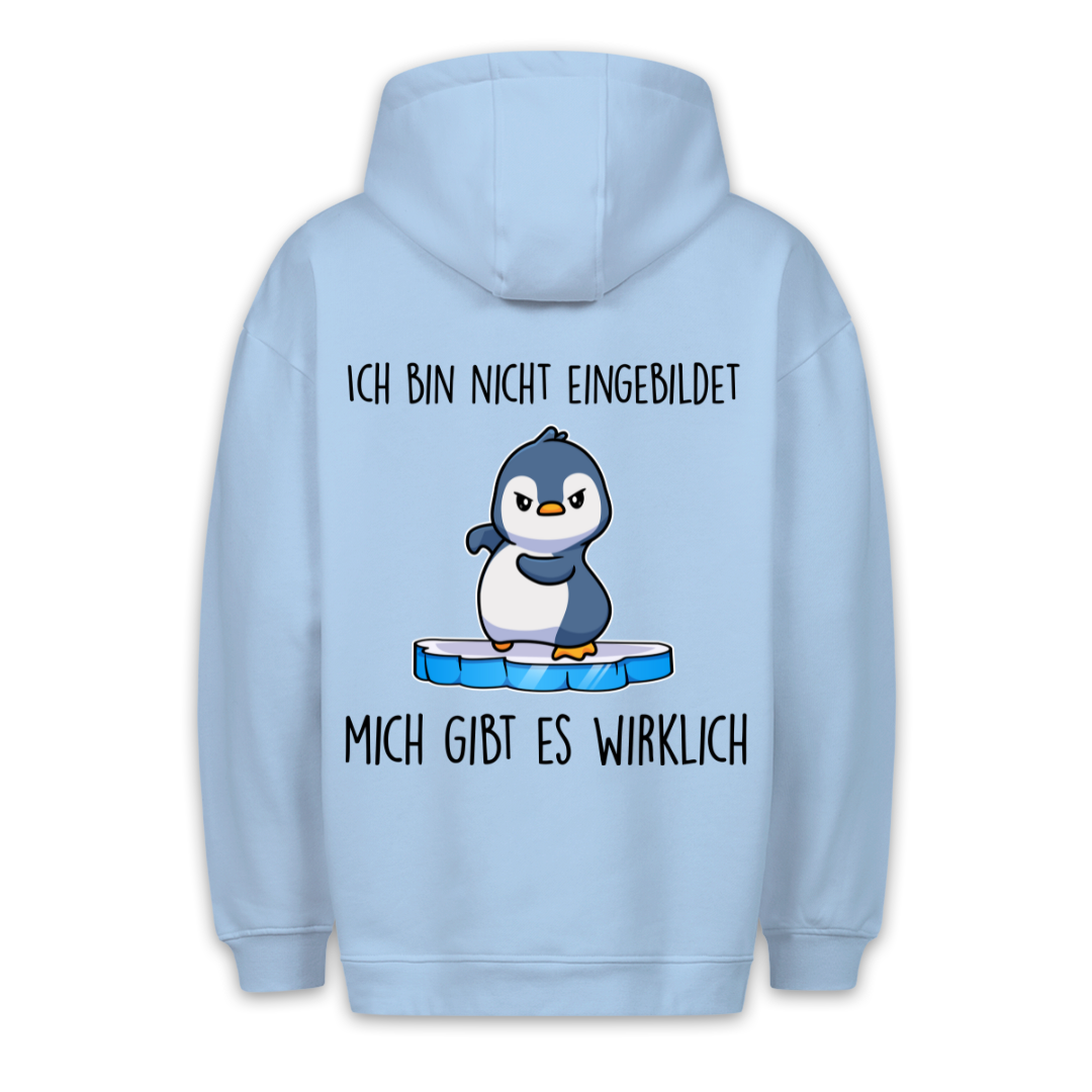 Eingebildet Pinguin - Hoodie Unisex Rückendruck