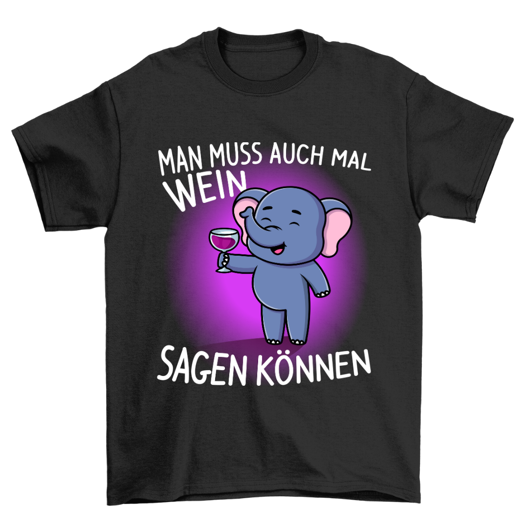 Wein Elefant - Shirt Unisex