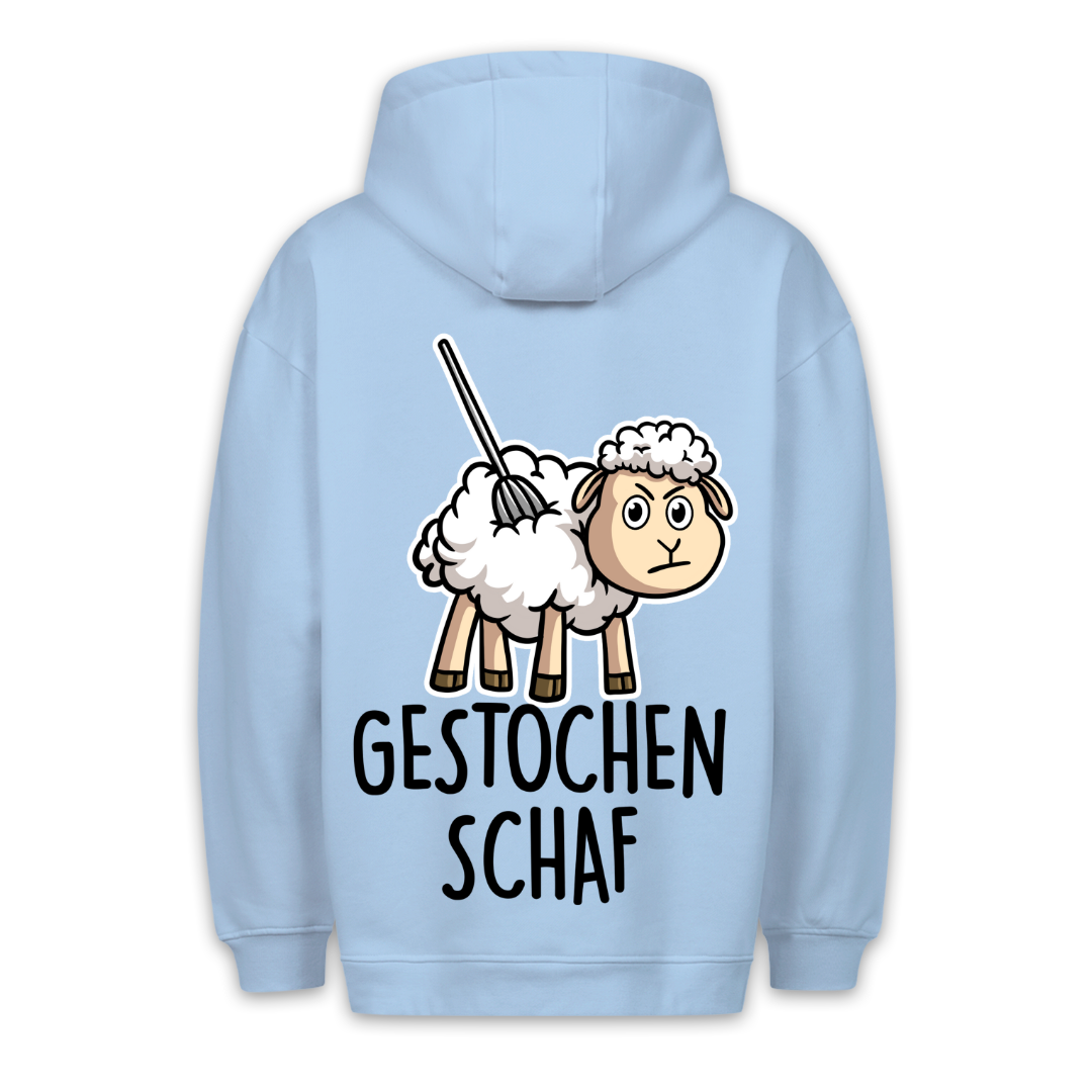 Gestochen Schaf - Hoodie Unisex Rückendruck