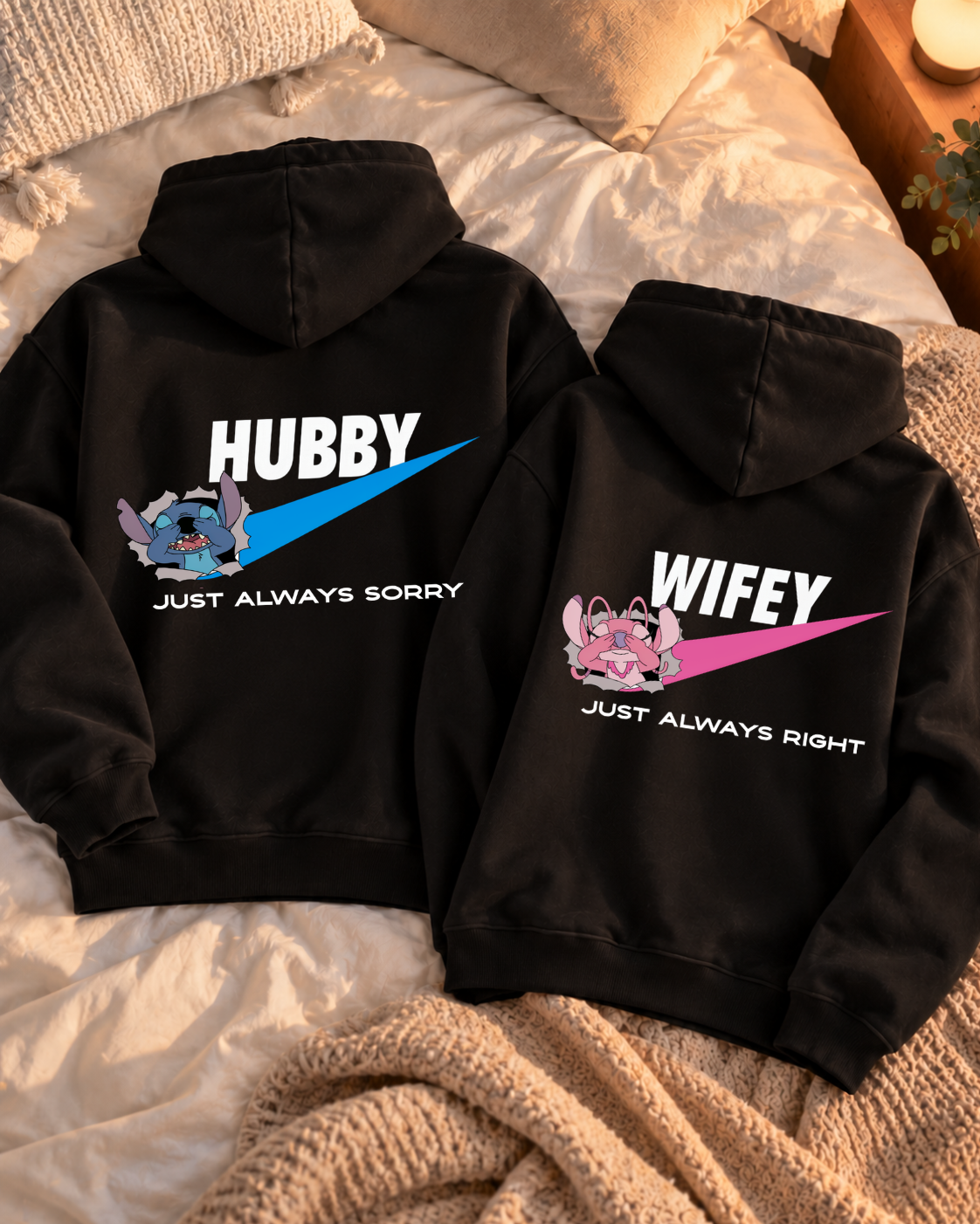 wifey und hubby - Kuschel Hoodie Bündel