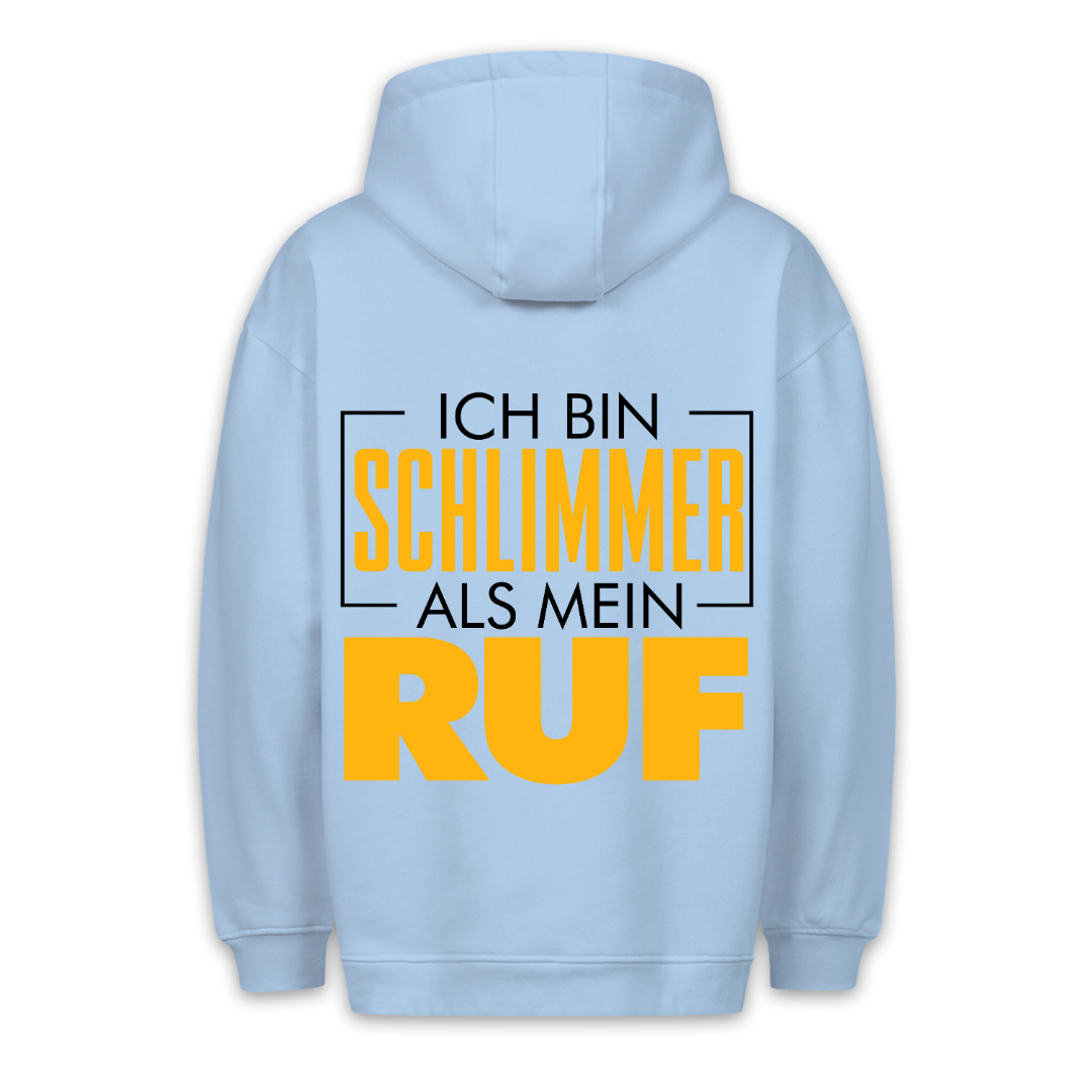 Mein Ruf - Hoodie Unisex Rückendruck