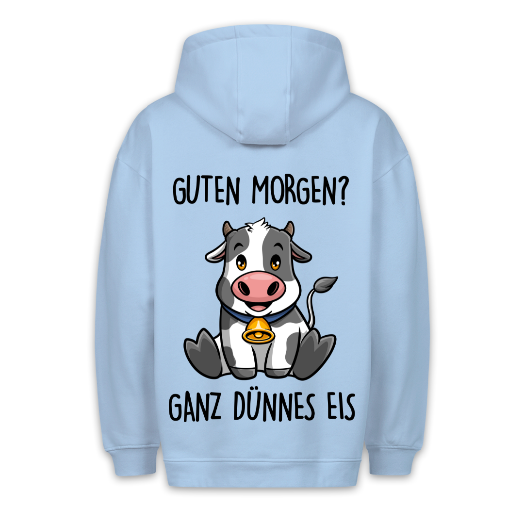 Guten Morgen? Kuh - Hoodie Unisex Rückendruck