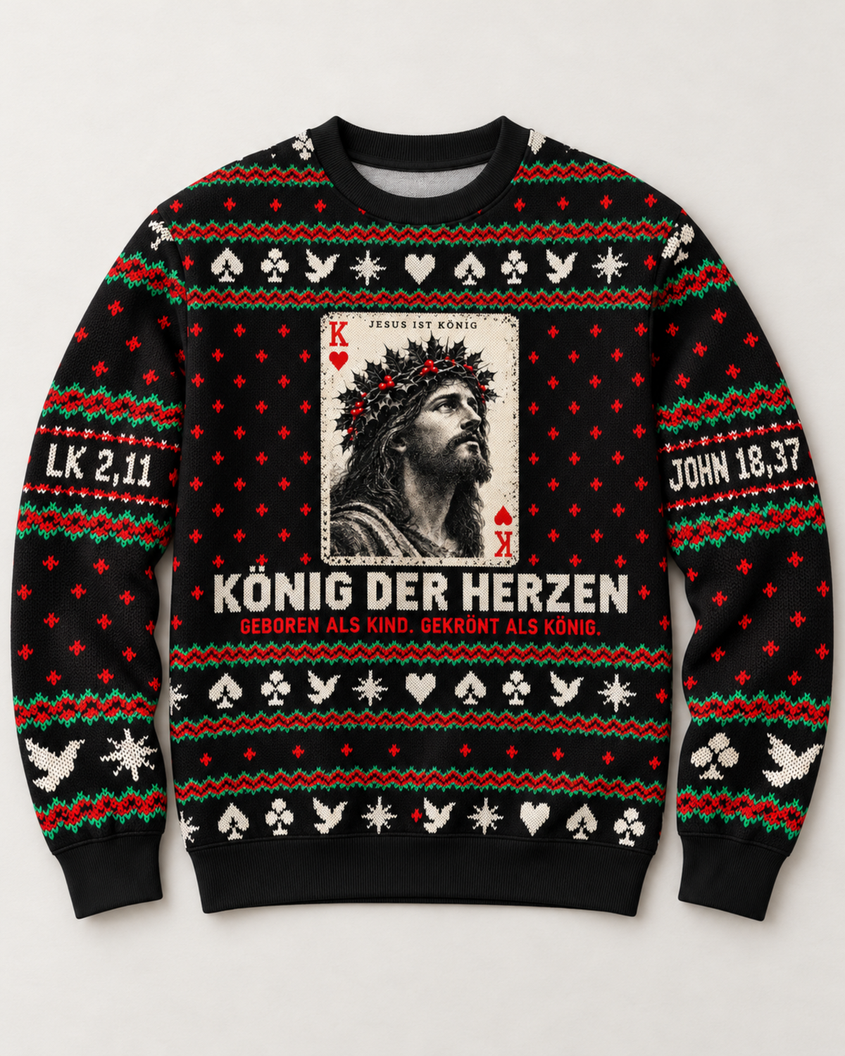 König der Herzen - All Over Sweatshirt