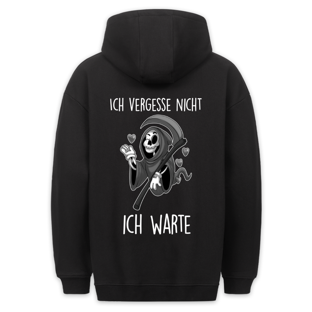 Nicht Vergessen - Hoodie Unisex Rückendruck