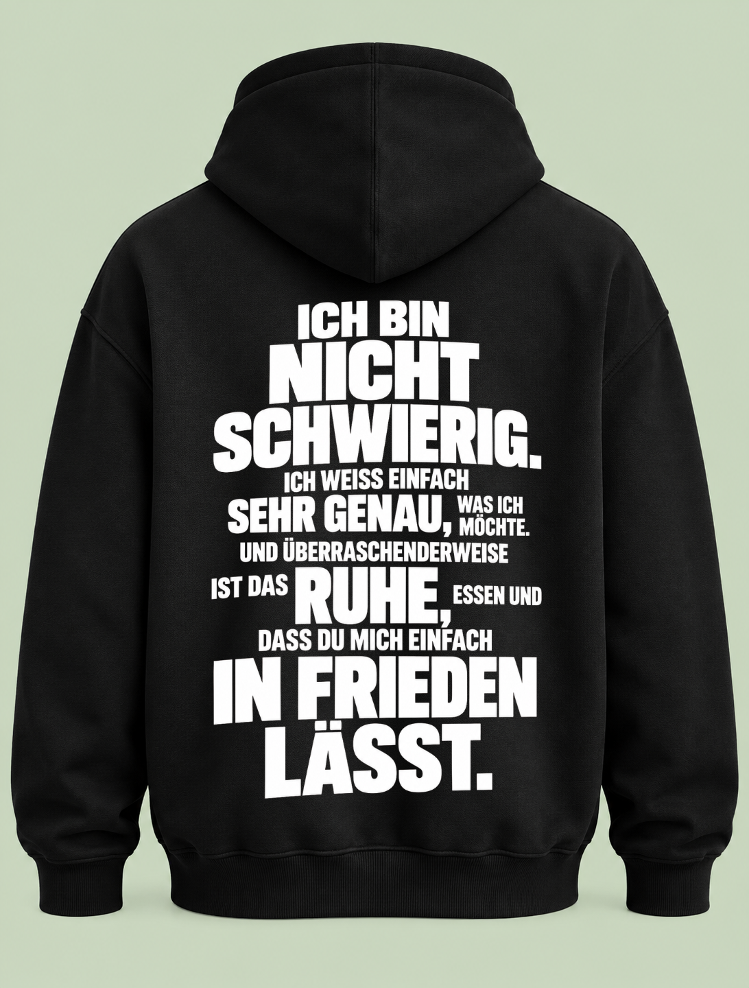Mein Frieden - Hoodie Unisex Backprint