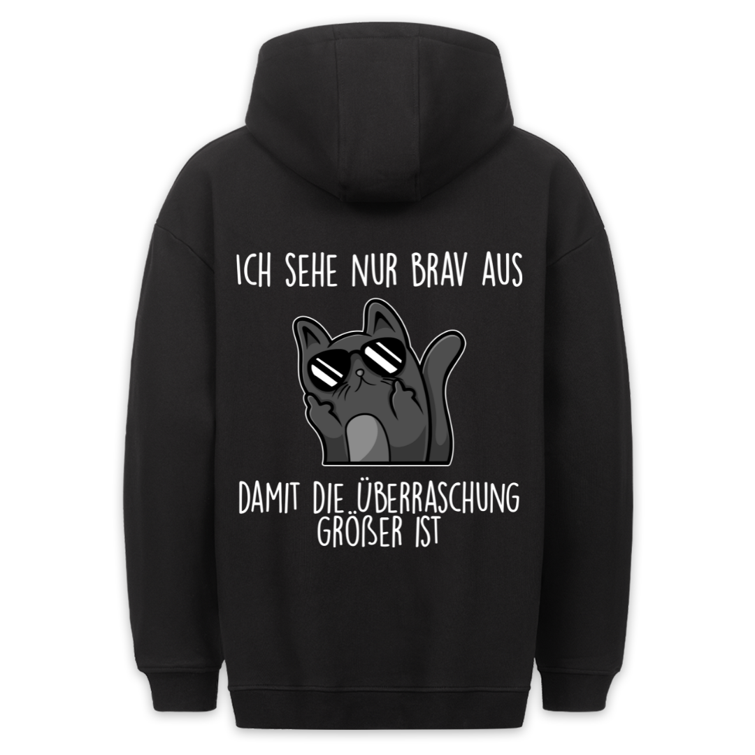 Brav aussehen - Hoodie Unisex Rückendruck