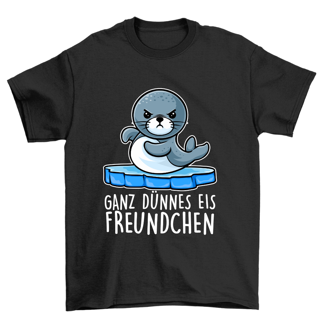 Dünnes Eis Robbe - Shirt Unisex