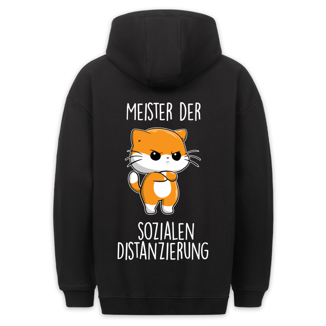 Soziale Distanzierung - Hoodie Unisex Rückendruck