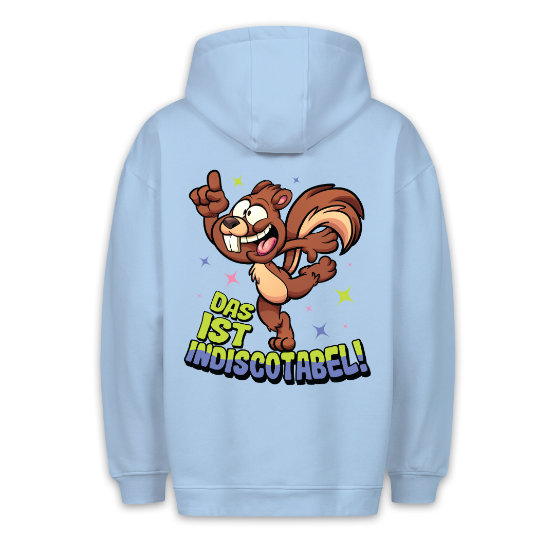Indiscotabel - Hoodie Unisex Rückendruck