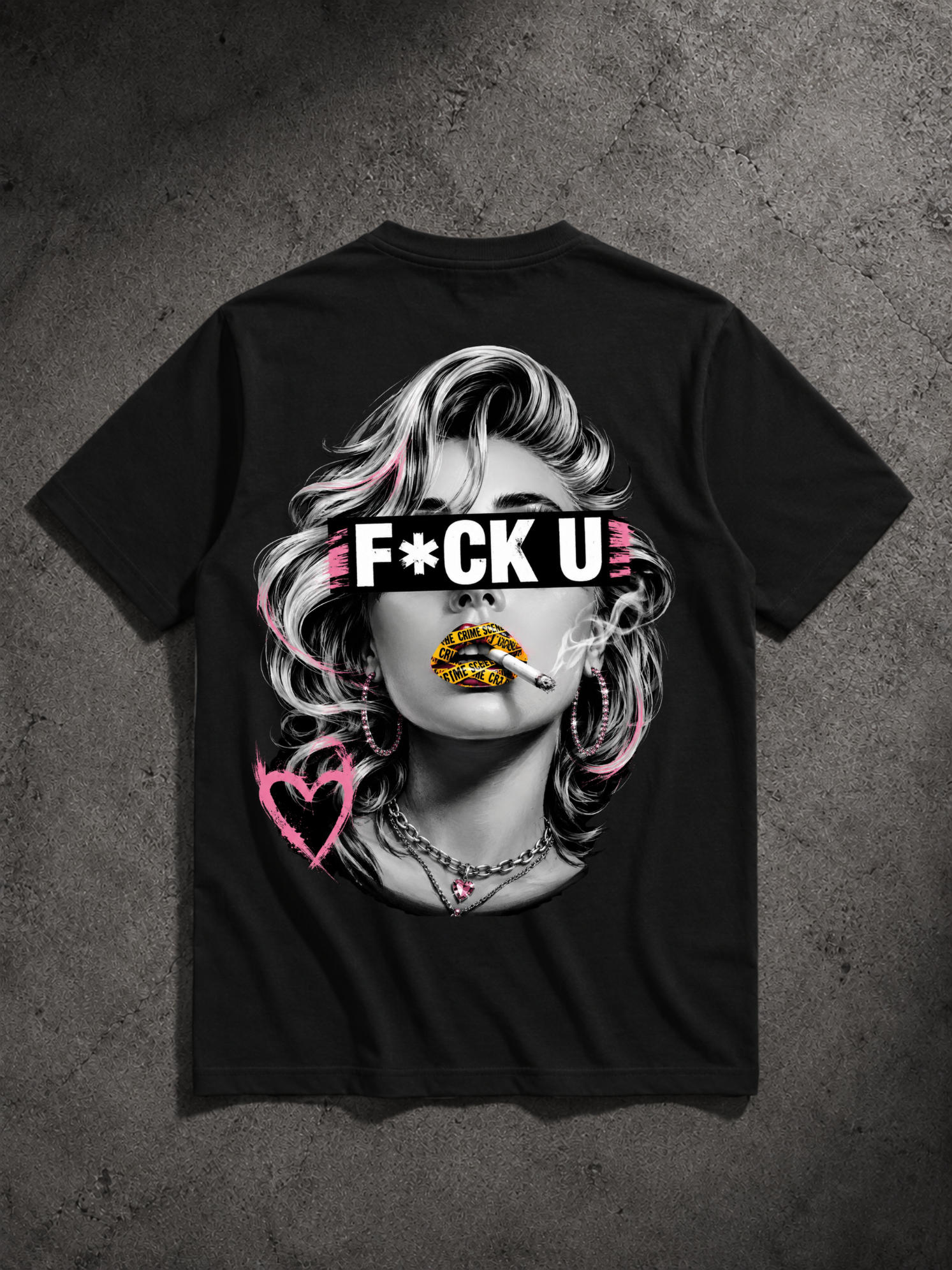 FCK U - Shirt Unisex Backprint
