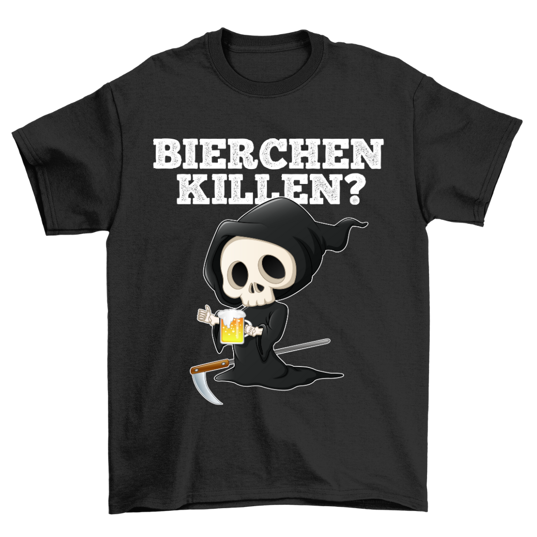 Bierchen Killen Sensenmann - Shirt Unisex