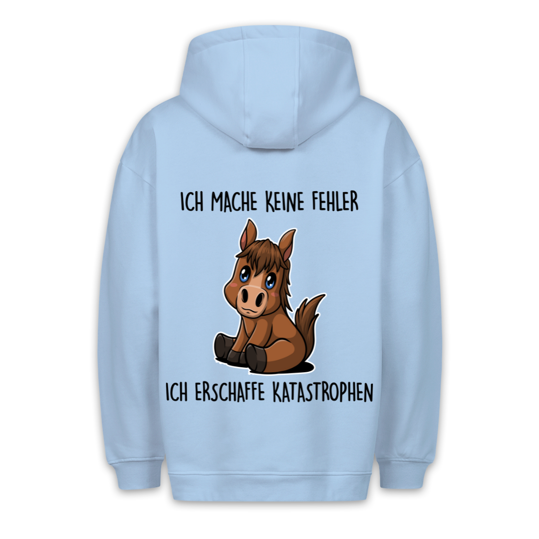 Katastrophen Pony - Hoodie Unisex Rückendruck