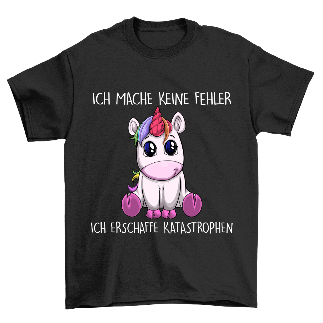 Katastrophen Einhorn - Shirt Unisex