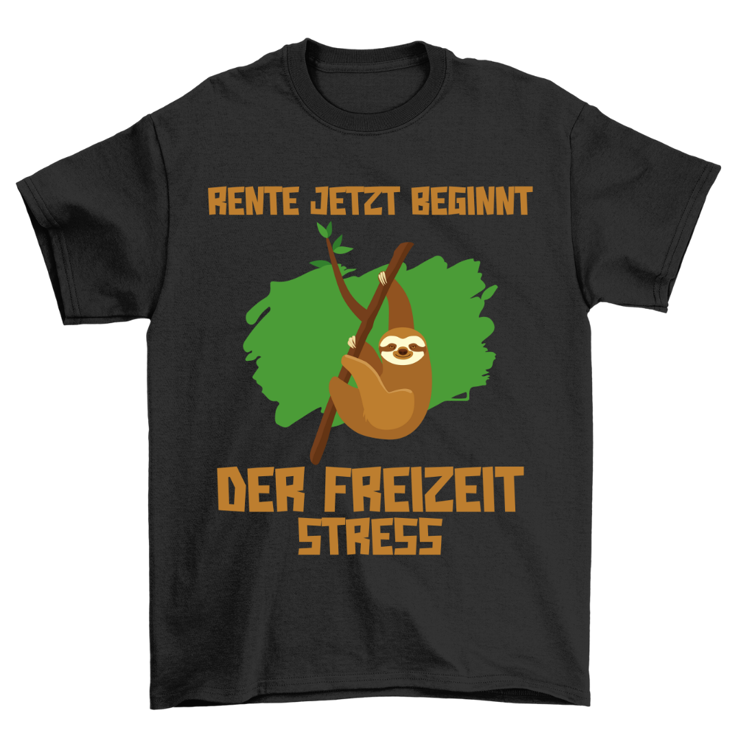 Freizeit Faultier - Shirt Unisex