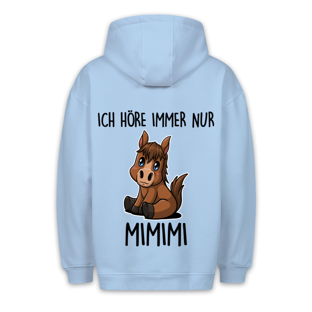 MiMiMi Pony - Hoodie Unisex Rückendruck
