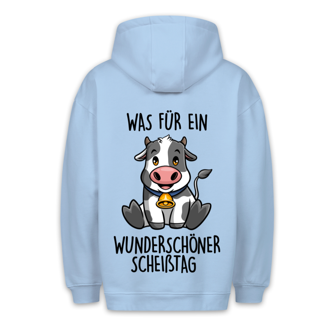 Scheißtag Kuh - Hoodie Unisex Rückendruck