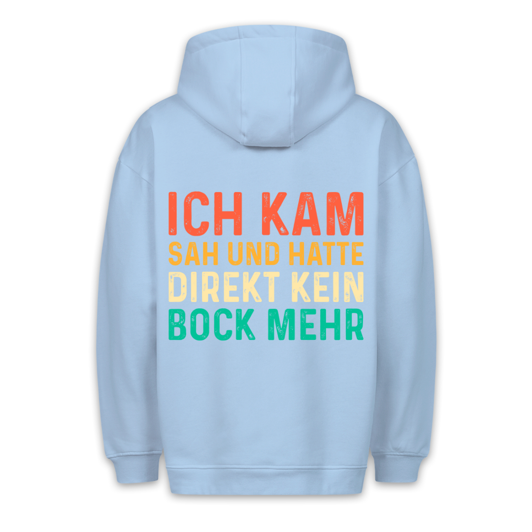 Kein Bock Mehr - Hoodie Unisex Rückendruck