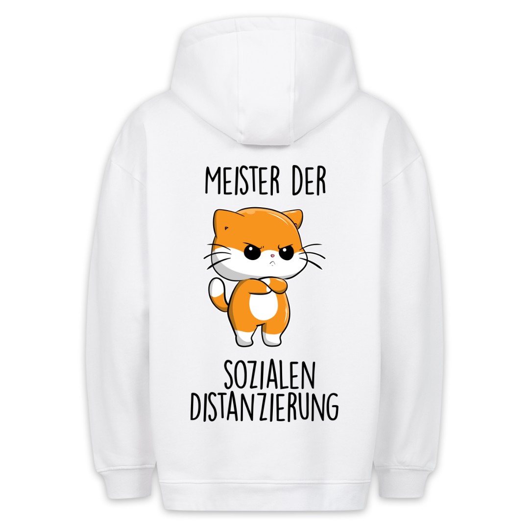 Soziale Distanzierung - Hoodie Unisex Rückendruck