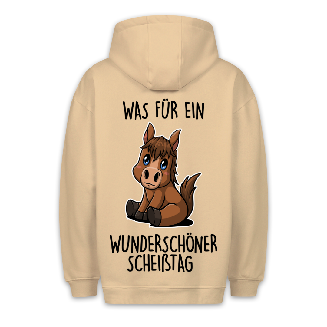 Scheißtage Pony - Hoodie Unisex Rückendruck