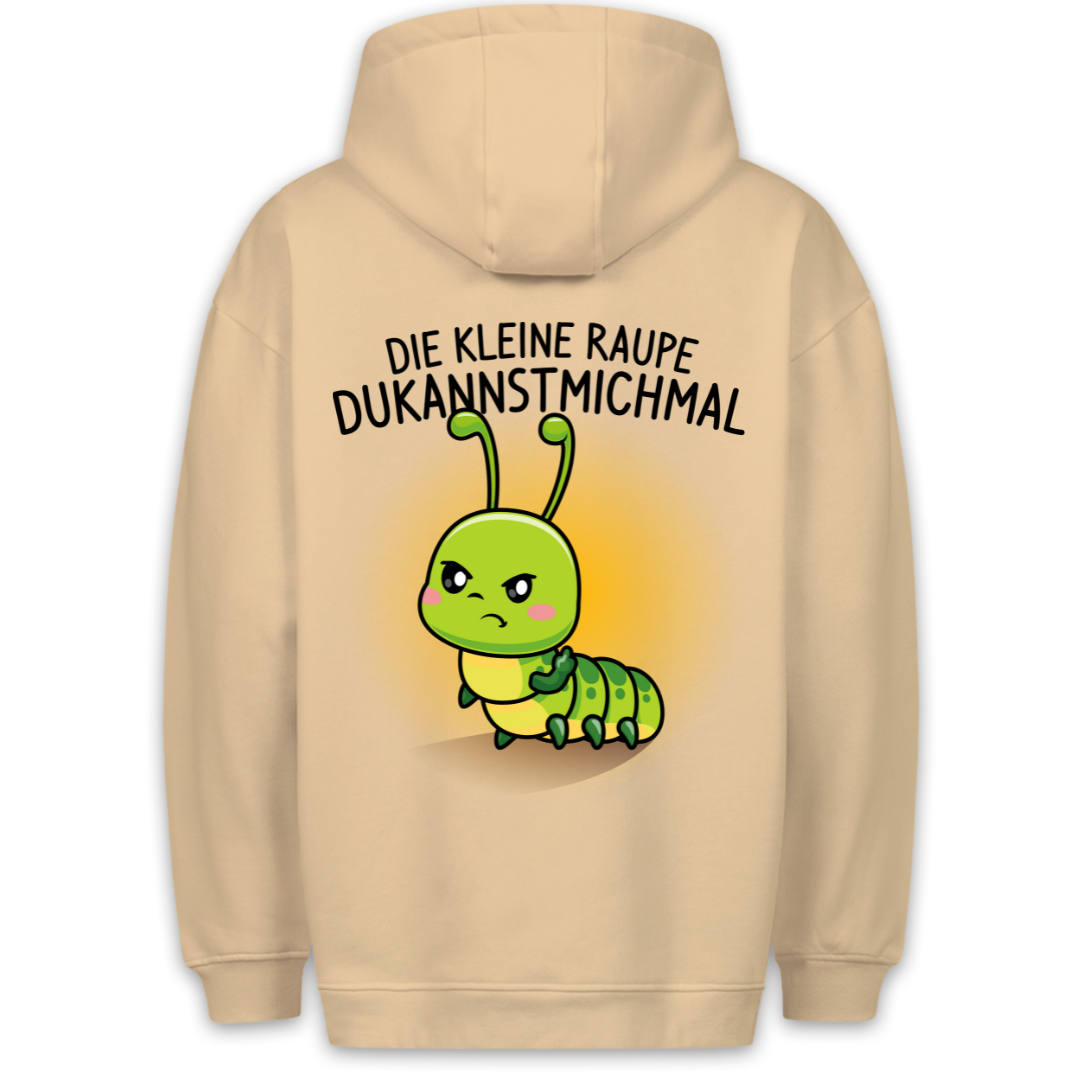 Kleine Raupe - Hoodie Unisex Rückendruck