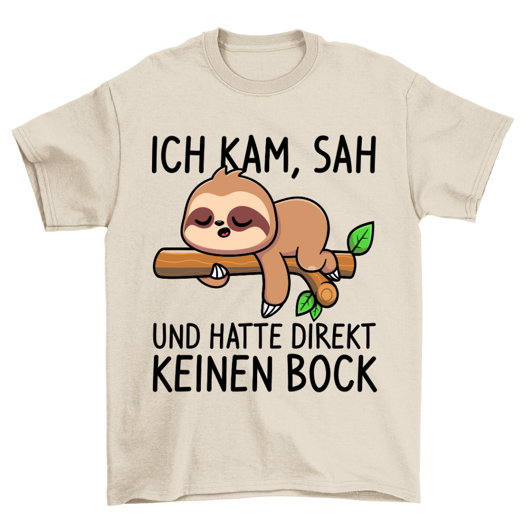 Kein Bock Faultier - Shirt Unisex