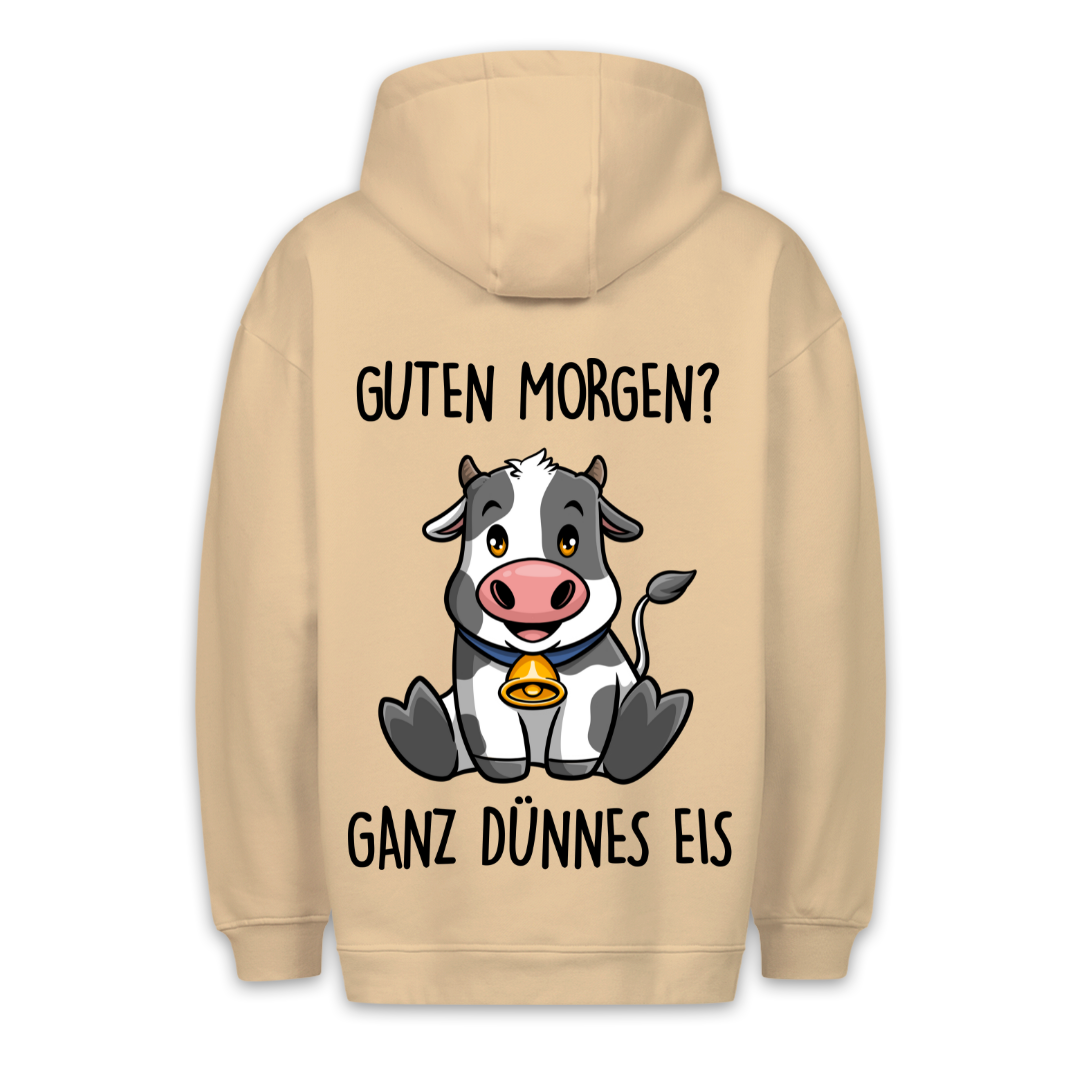 Guten Morgen? Kuh - Hoodie Unisex Rückendruck