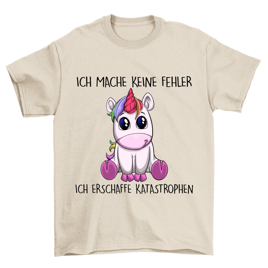 Katastrophen Einhorn - Shirt Unisex