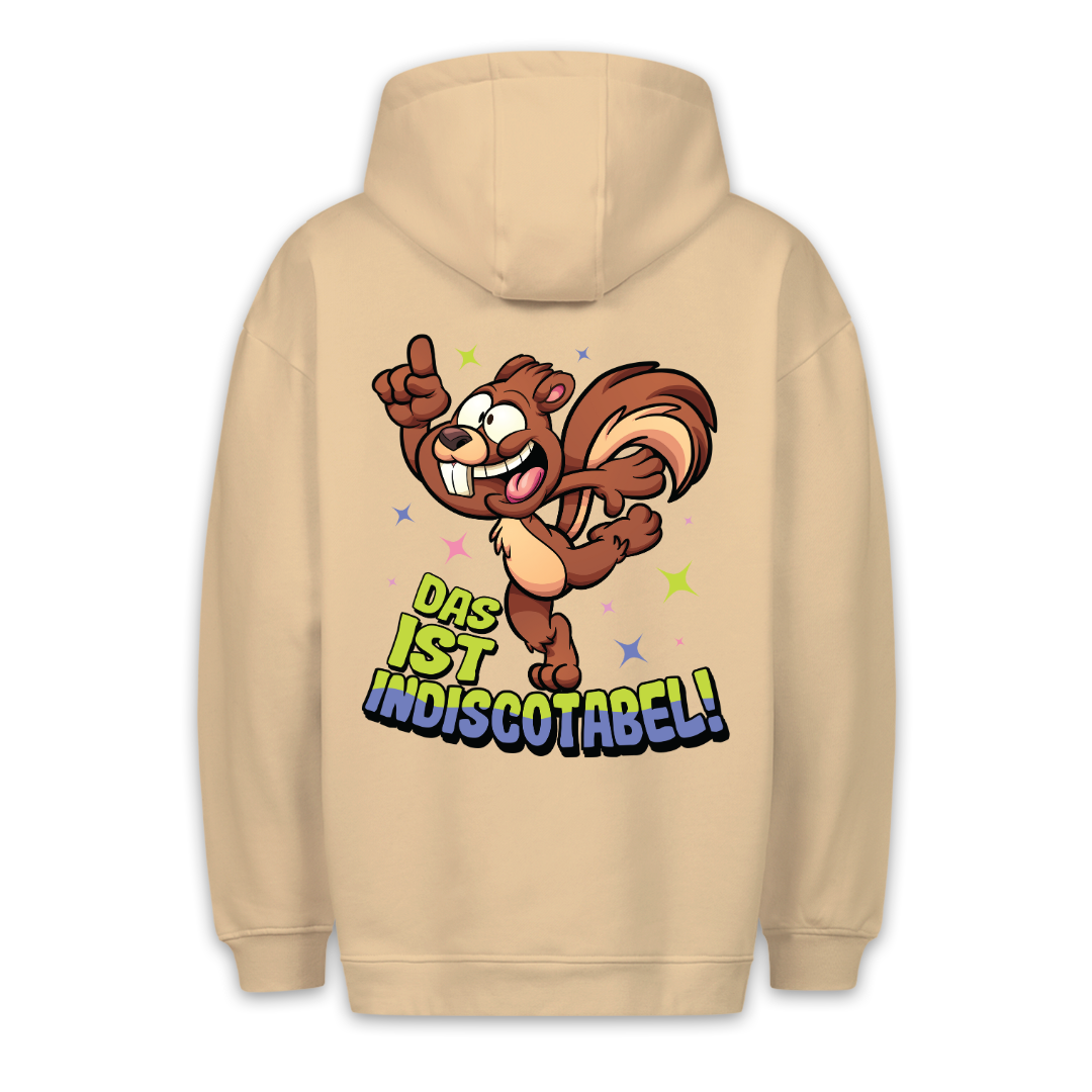 Indiscotabel - Hoodie Unisex Rückendruck
